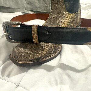 *Rare* Lucchese Men's Rattler Belt